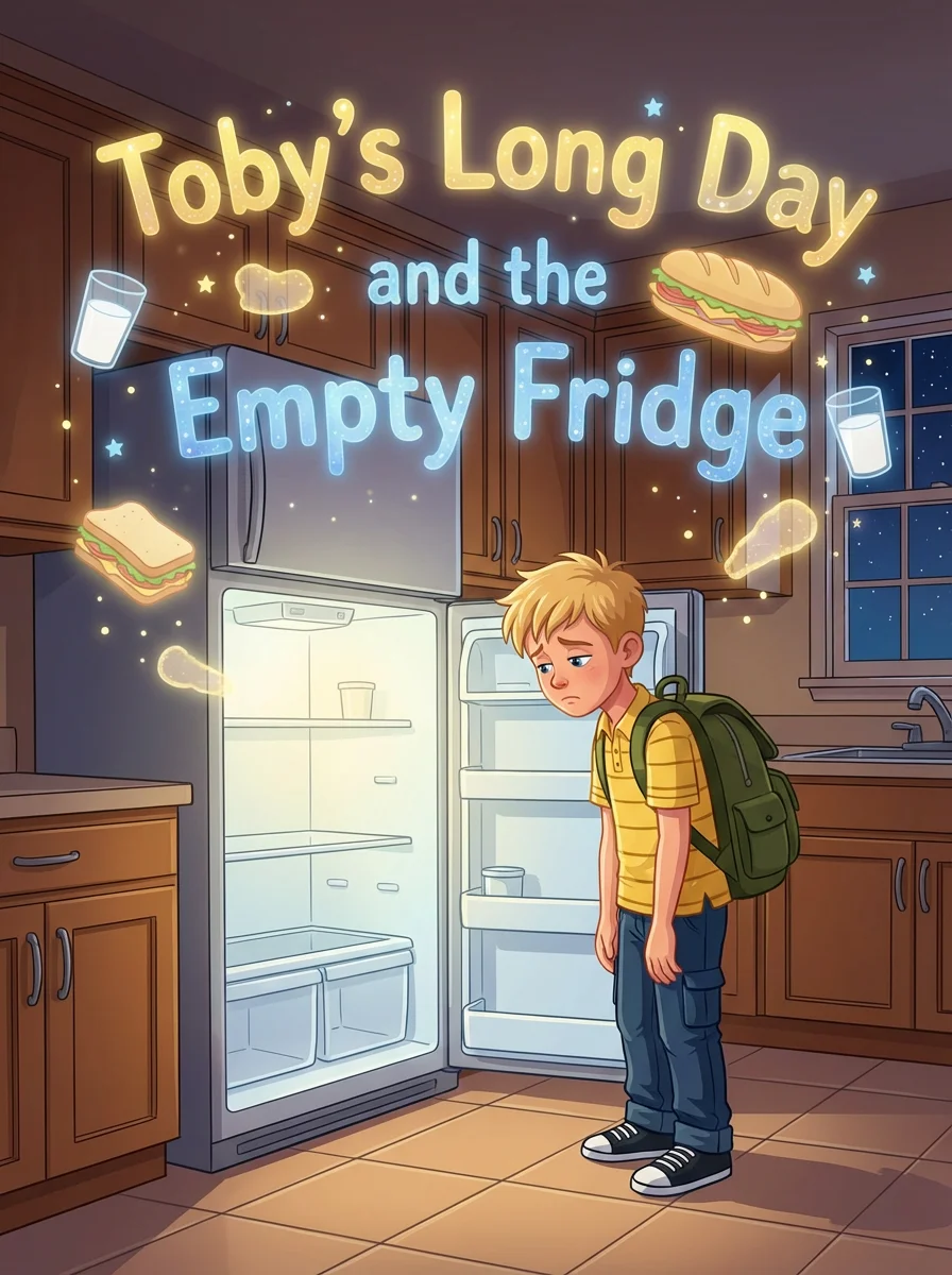 Toby's Long Day and the Empty Fridge cover