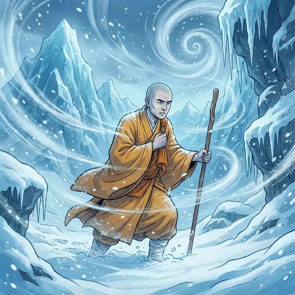 Illustration for: The Mountains of Ice