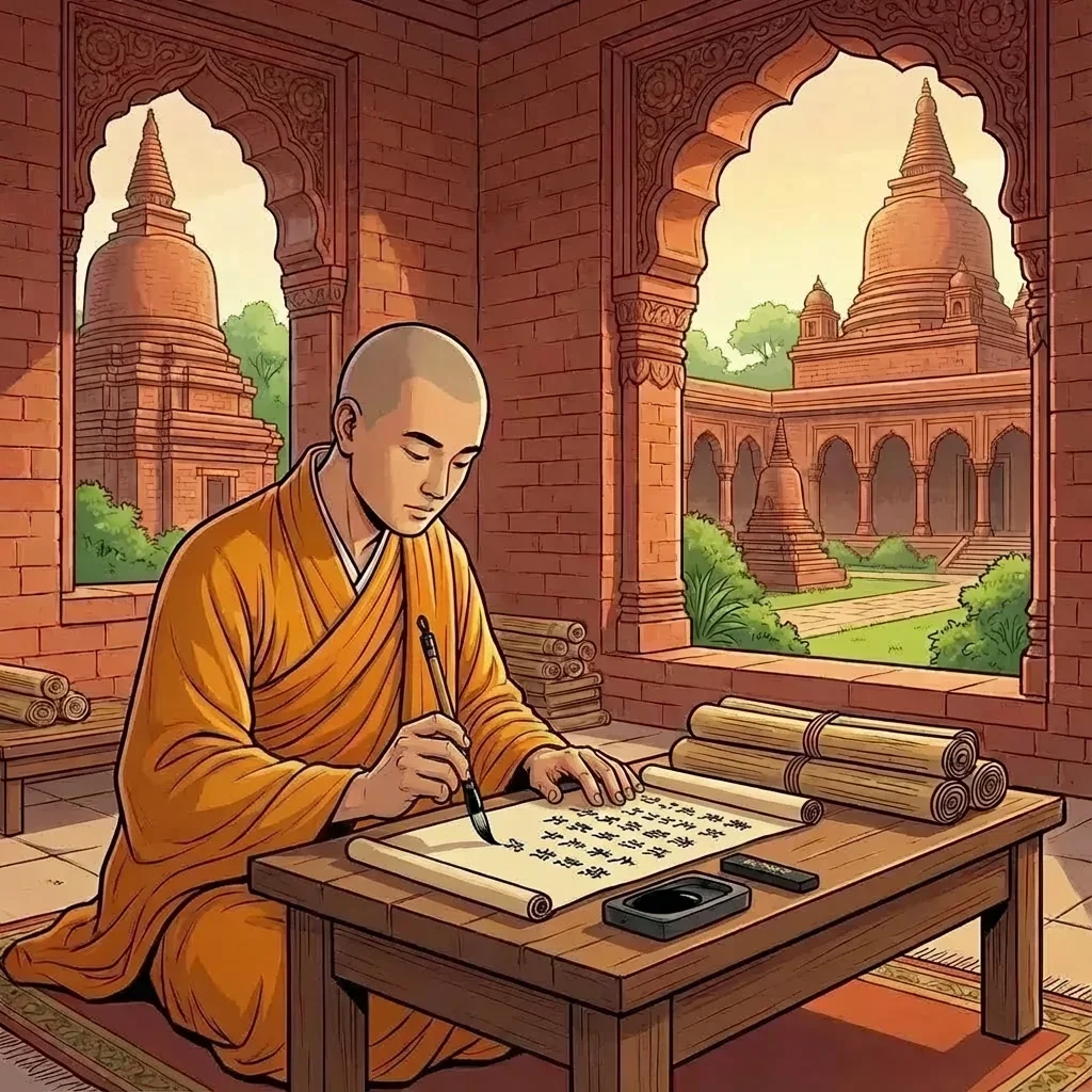 Illustration for: Master of Sanskrit