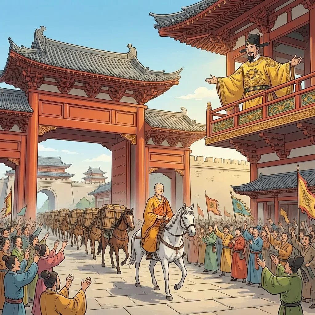 Illustration for: A Hero's Welcome