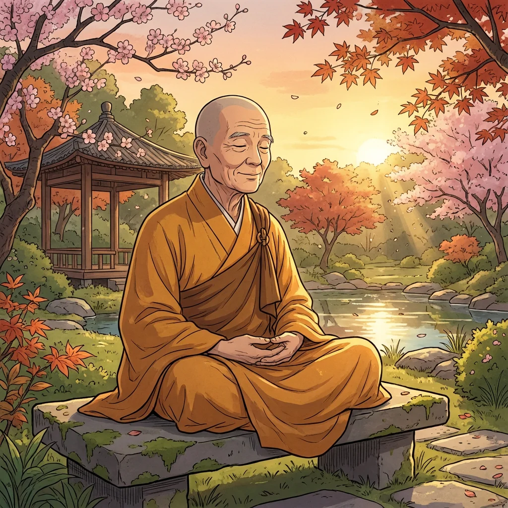 Illustration for: A Peaceful End