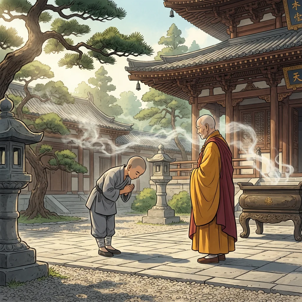 Illustration for: The Path of the Monk