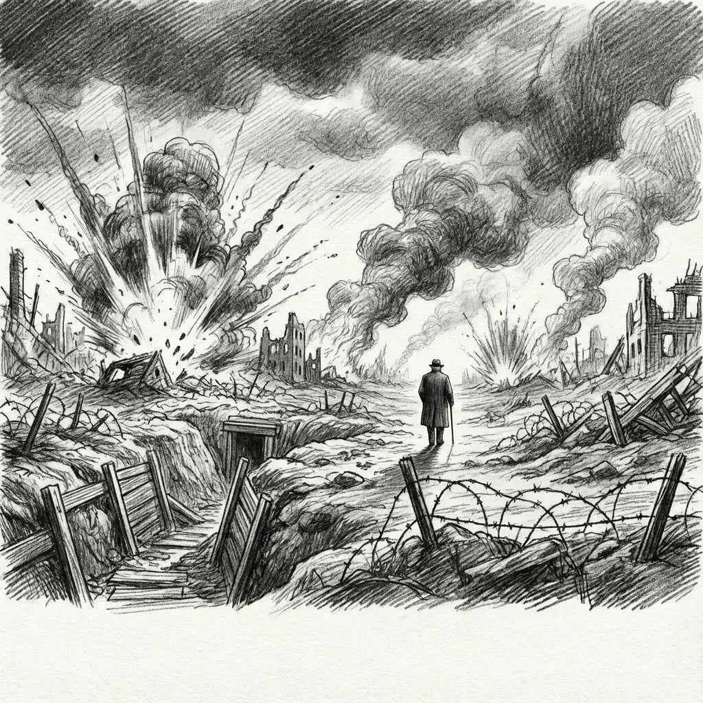 Illustration for: The Shadow of the Great War