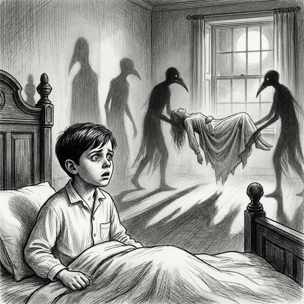 Illustration for: The Bird-Beaked Harbingers