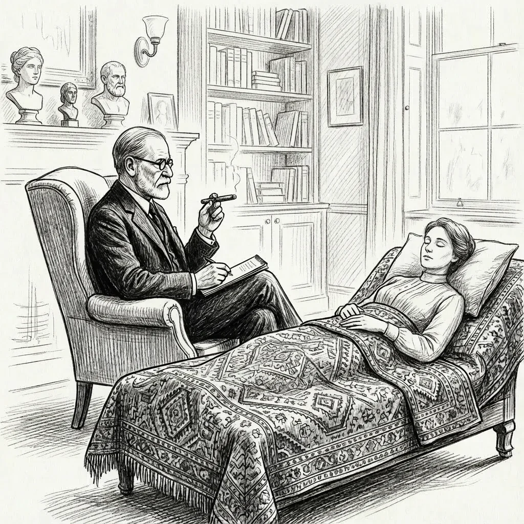 Illustration for: The Birth of the Talking Cure