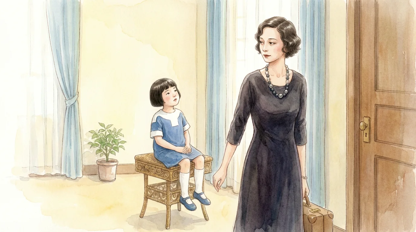 Illustration for: A Mother's Departure