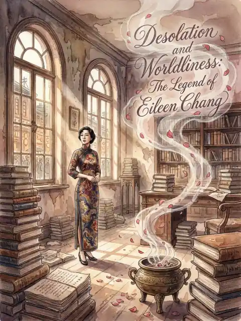 Desolation and Worldliness: The Legend of Eileen Chang kids picture book cover