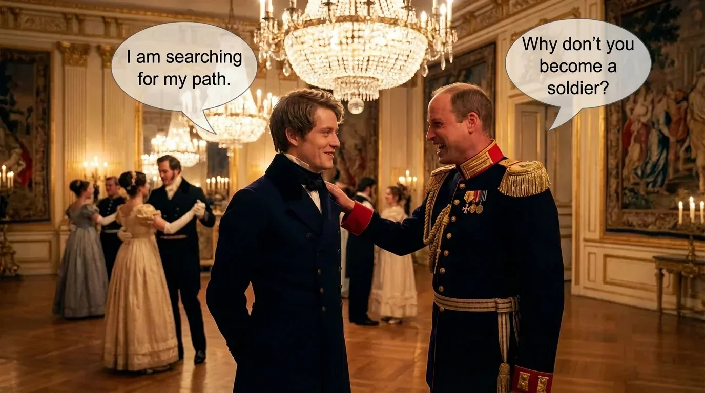 Illustration for: A Question from the Prince