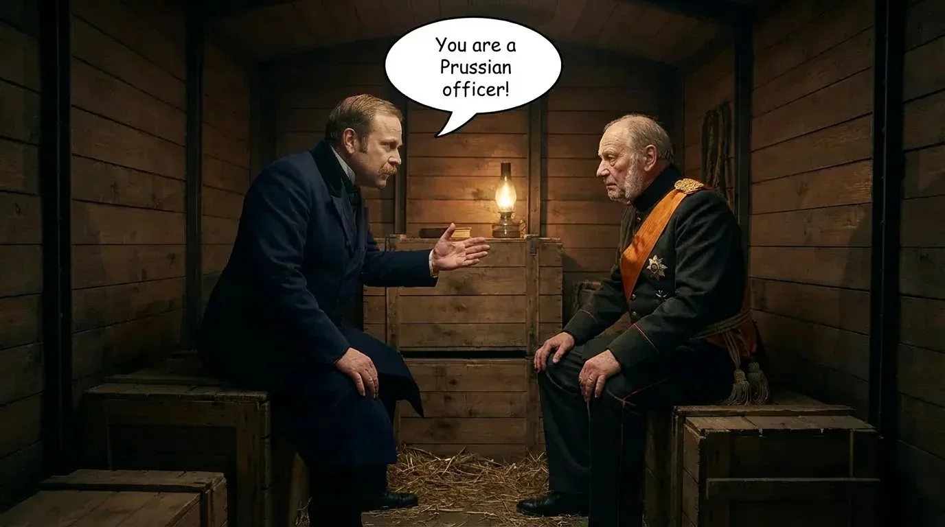 Illustration for: Courage on the Train