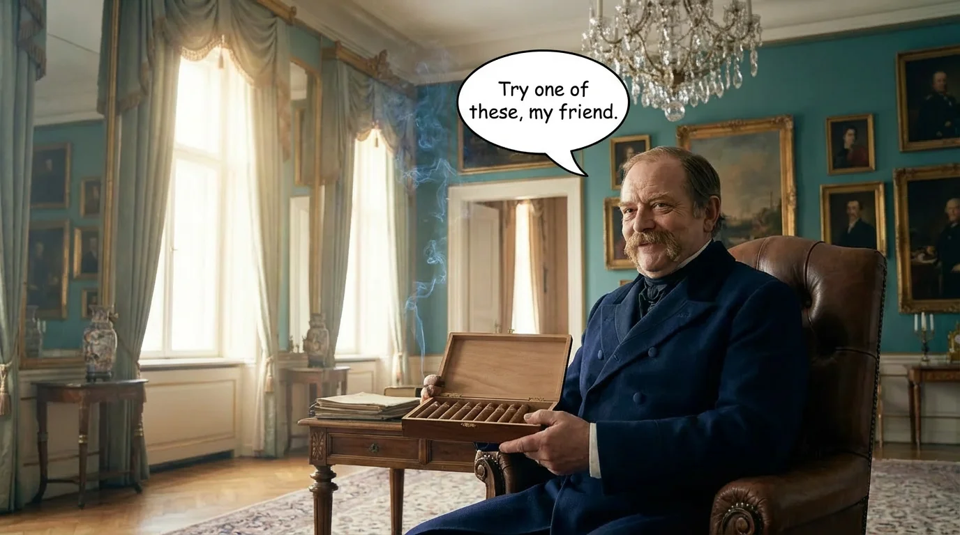 Illustration for: The Diplomat's Charm