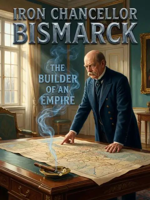 The Iron Chancellor Bismarck Volume II: The Builder of an Empire kids picture book cover