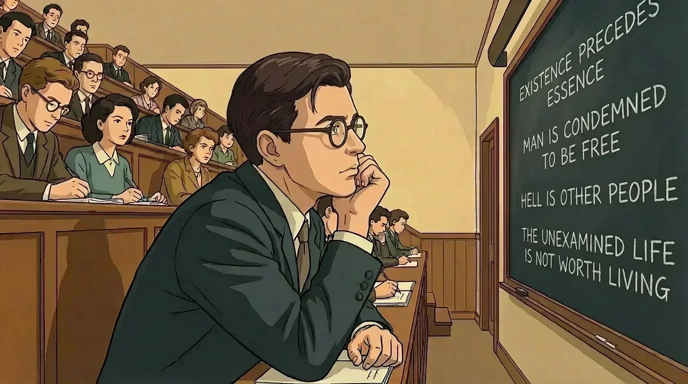 Illustration for: The Question of Being Human