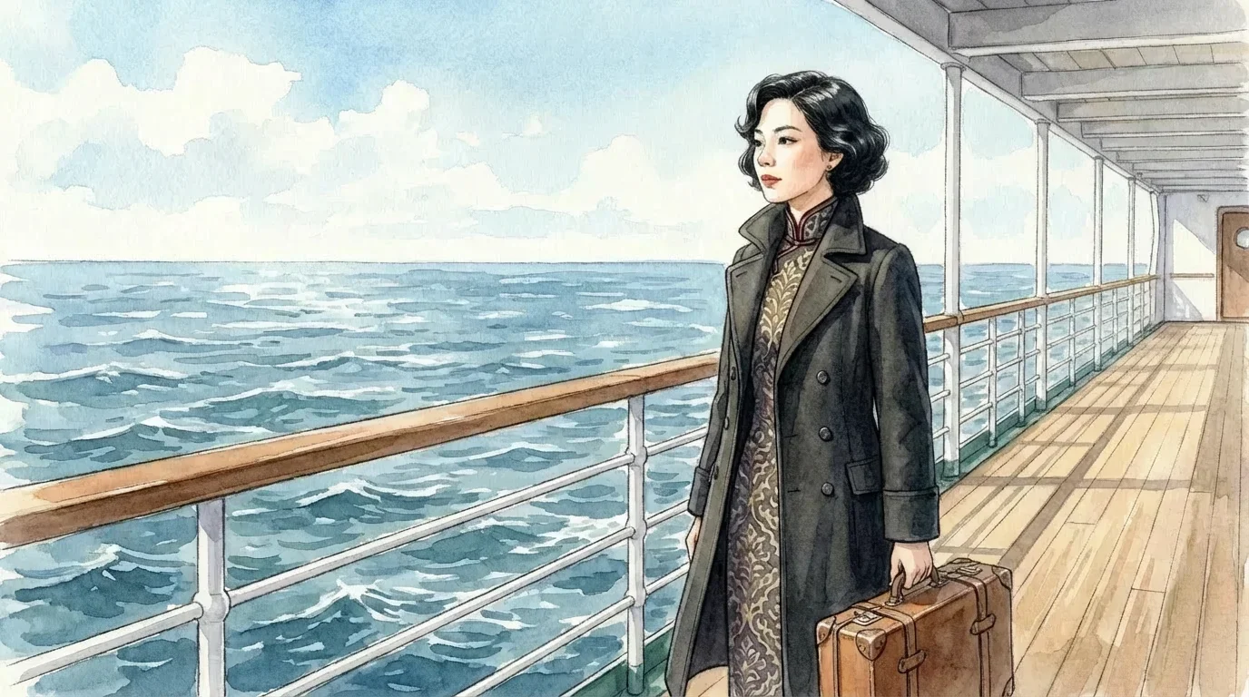 Illustration for: Going to America