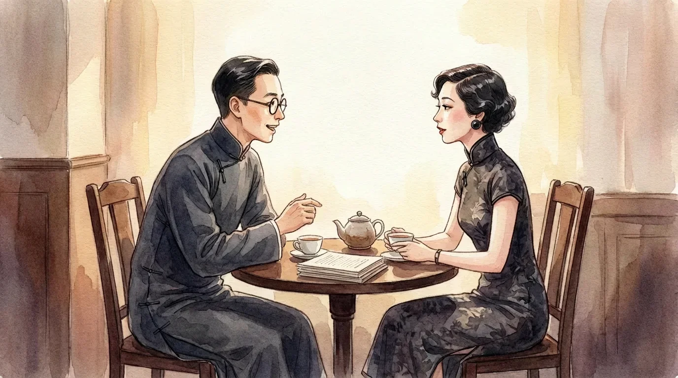 Illustration for: Meeting Friends