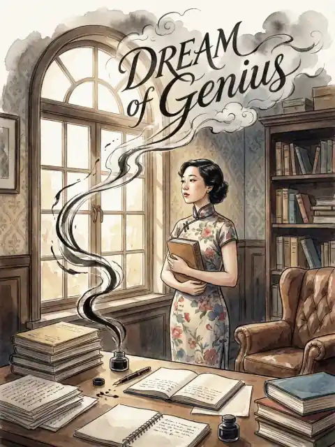 Dream of Genius——The Legend of Eileen Chang kids picture book cover