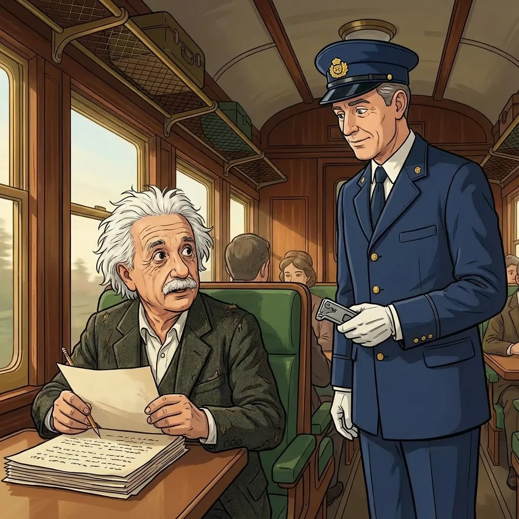 Illustration for: The Conductor Approaches