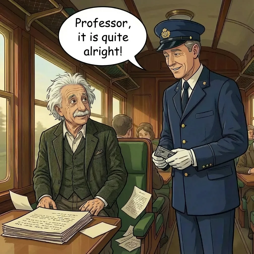 Illustration for: The Conductor's Kindness