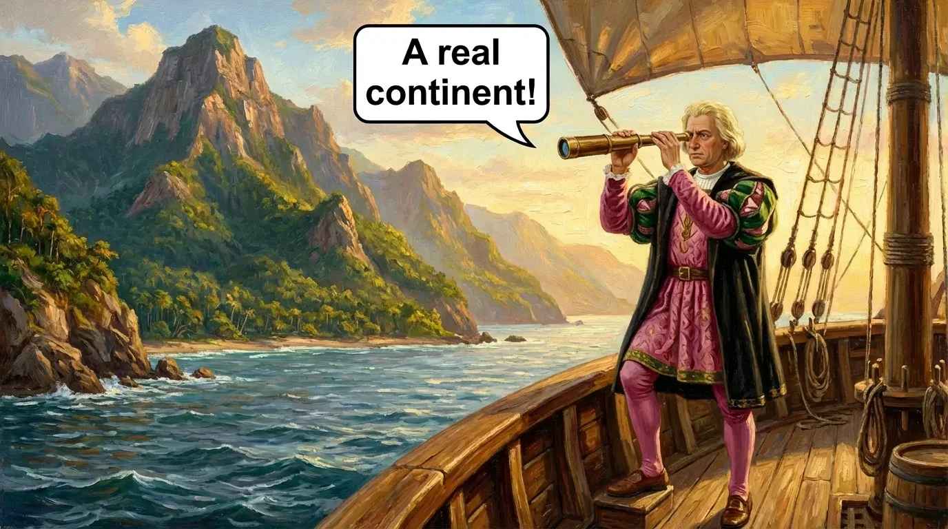 Illustration for: Discovering the New World