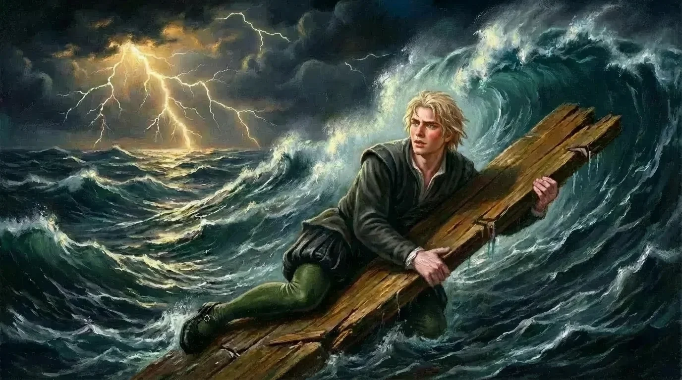 Illustration for: A Miracle at Sea