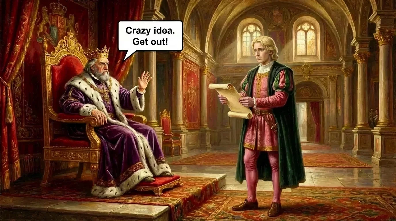 Illustration for: The Dream Rejected