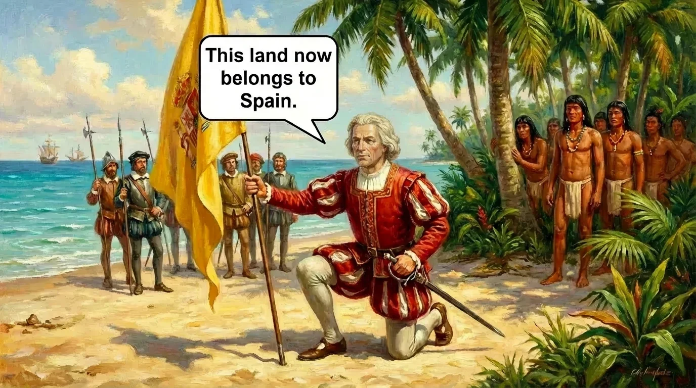 Illustration for: Exploring the New World