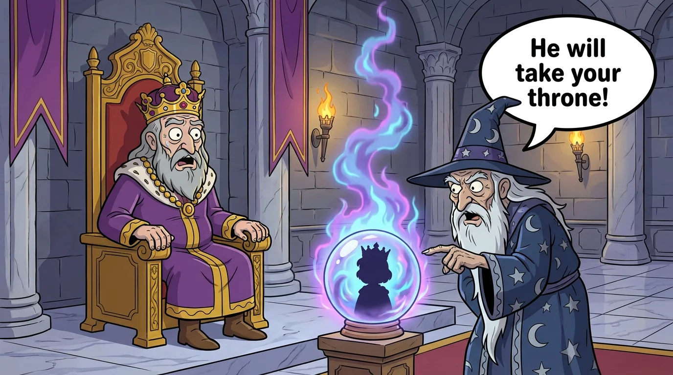 Illustration for: The Wizard's Prophecy