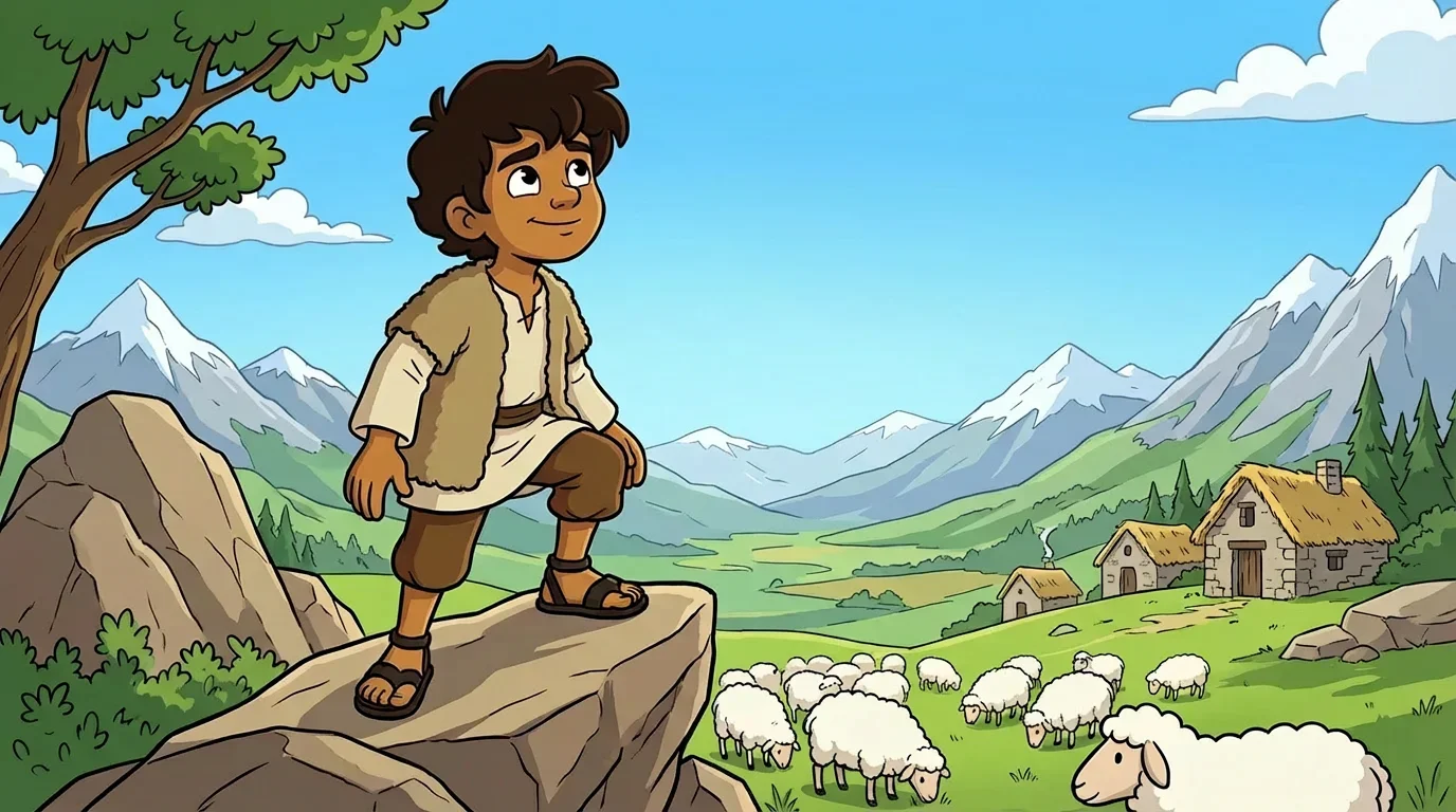 Illustration for: Growing Up in the Mountains