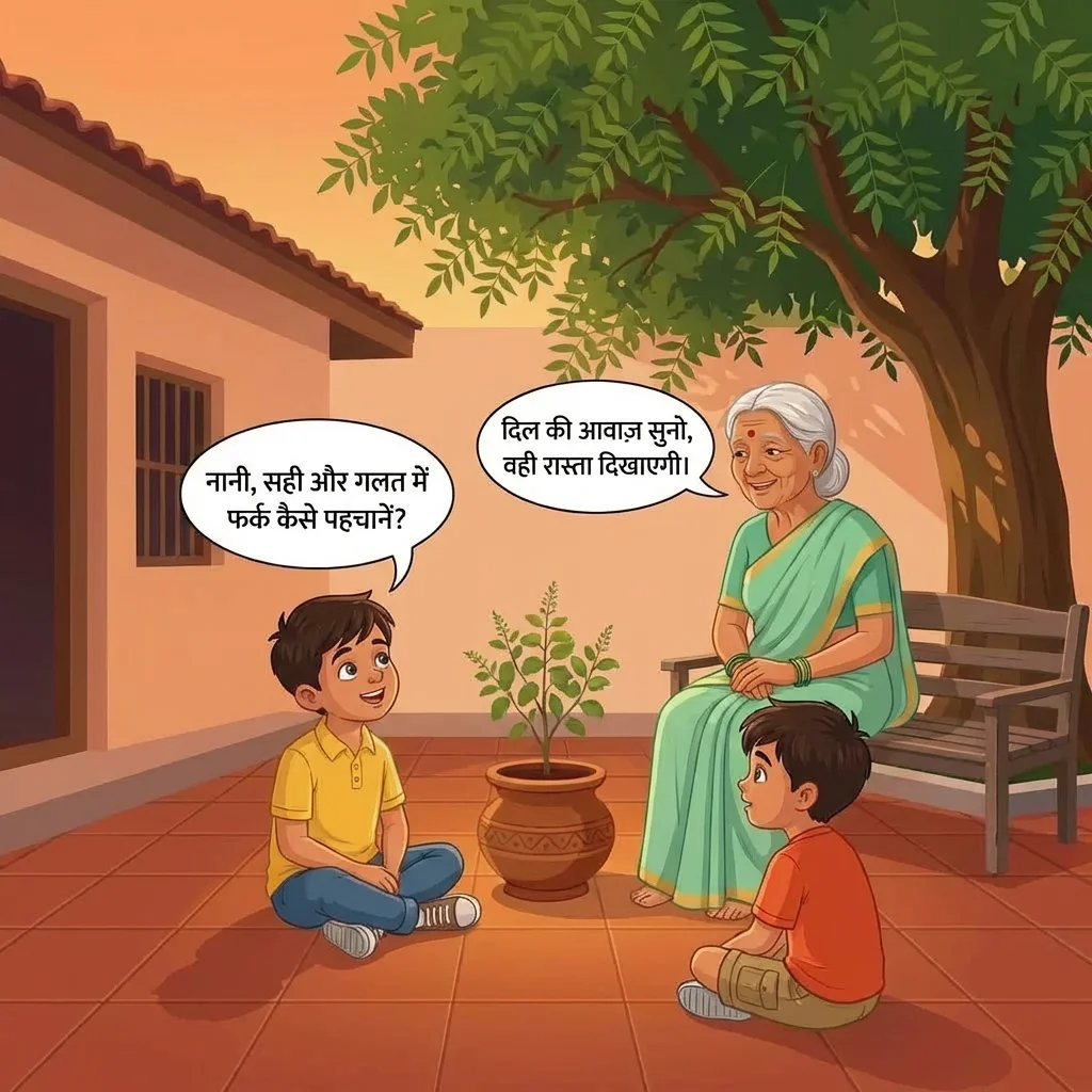 Illustration for: नानी की सीख: सच