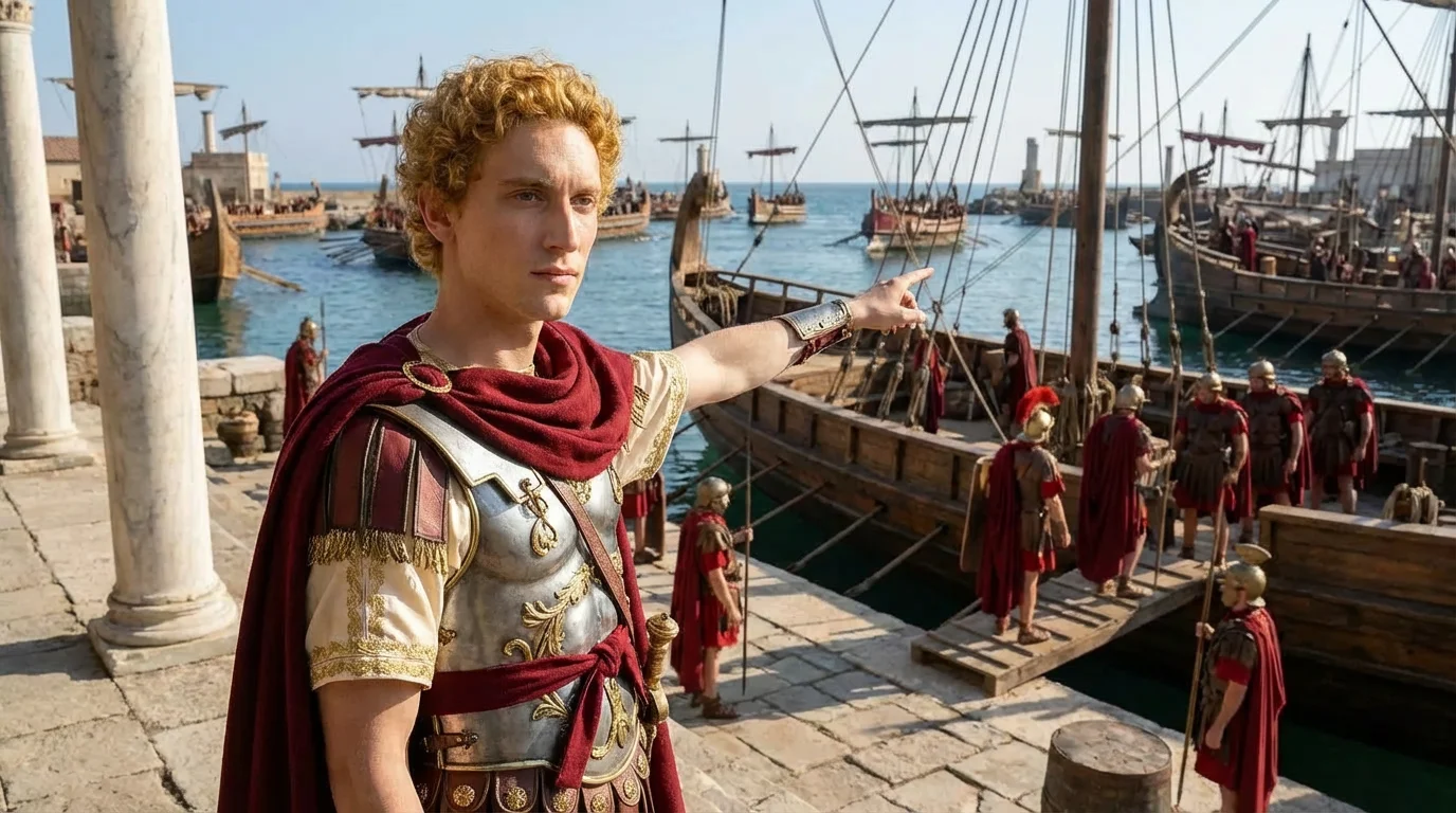 Illustration for: The Fleet Sets Sail