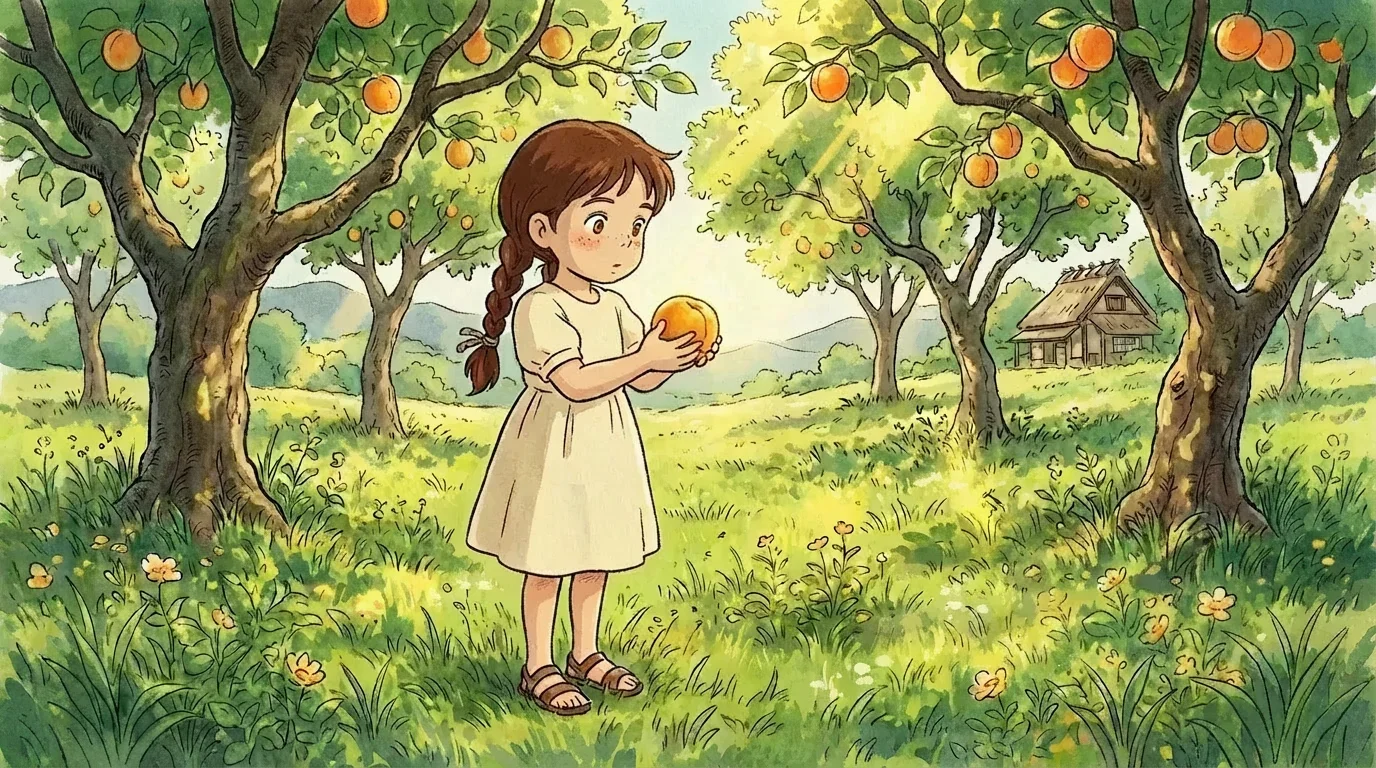 Illustration for: The Secret of the Apricot Pit