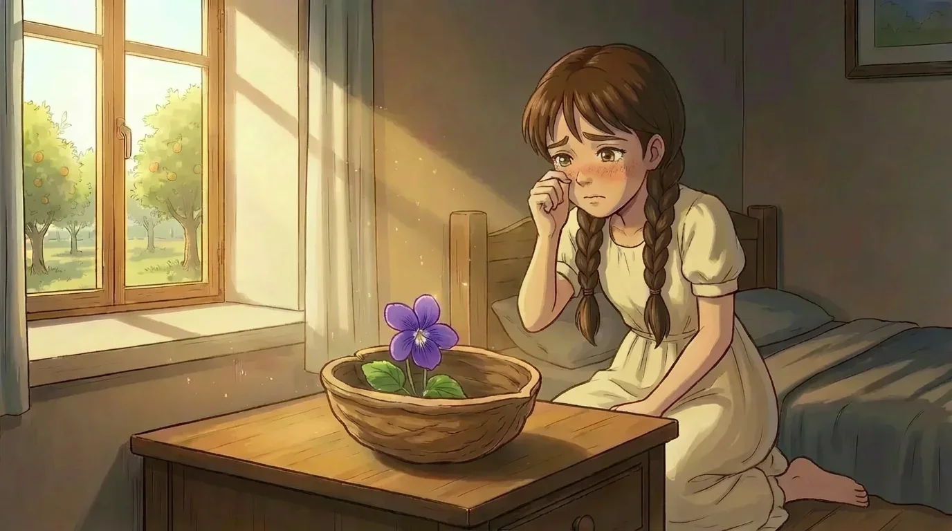 Illustration for: The Violet in the Cradle