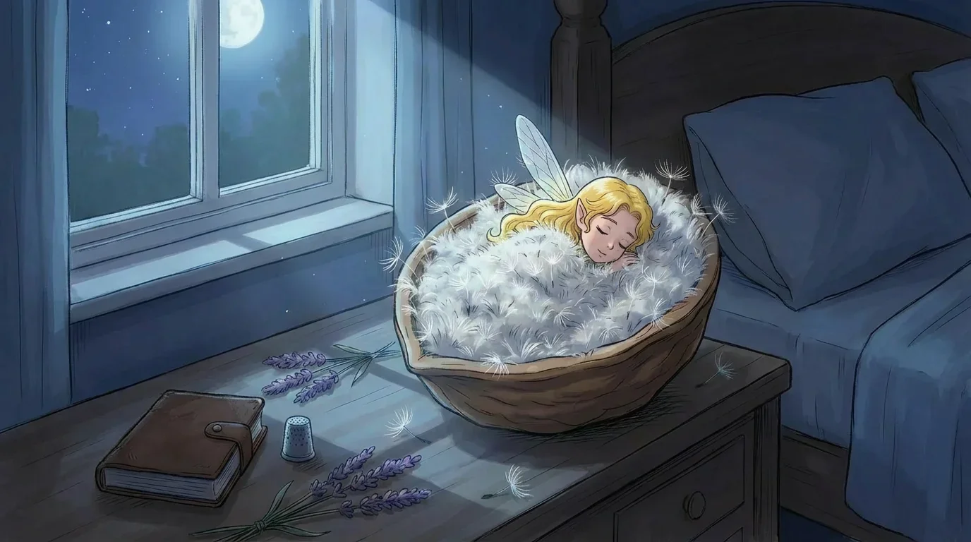 Illustration for: The Nutshell Cradle