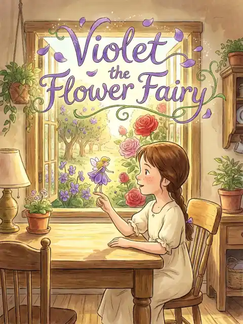 Violet the Flower Fairy kids picture book cover