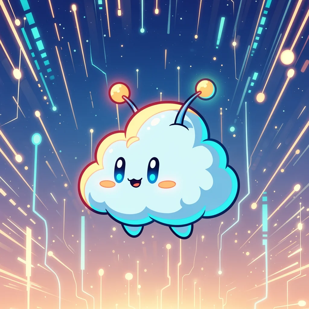 Illustration for: 神奇的数字云朵