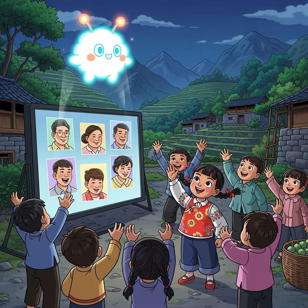 Illustration for: 分享快乐的魔法