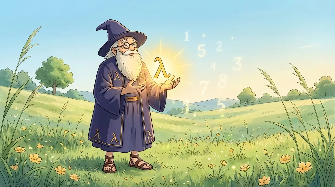 Illustration for: The Secret of Lambda