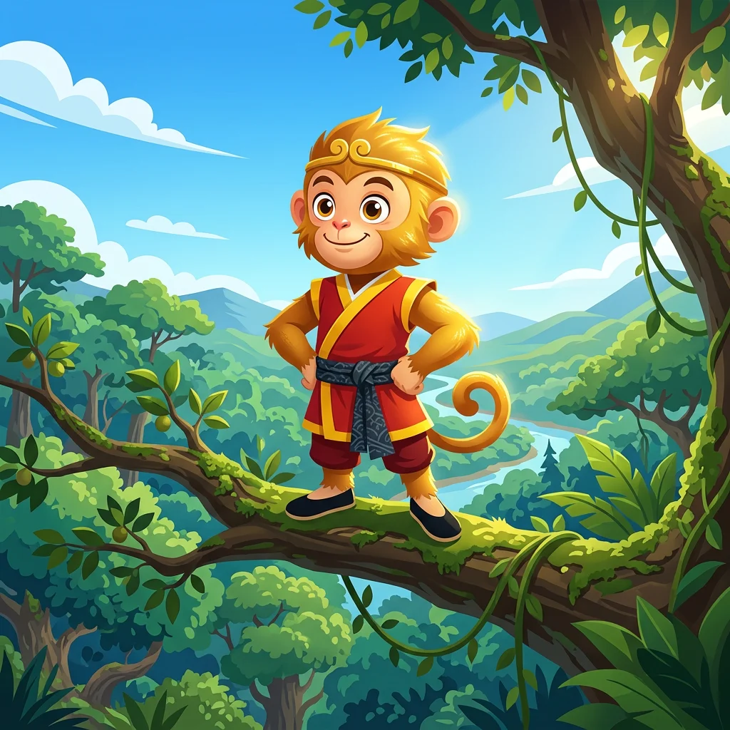 Illustration for: A Special Monkey