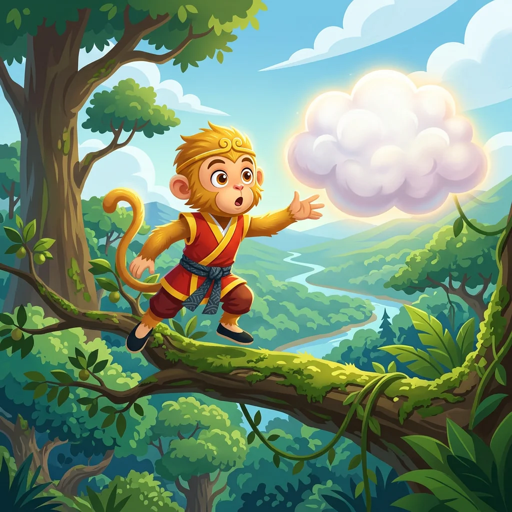 Illustration for: The Magic Cloud