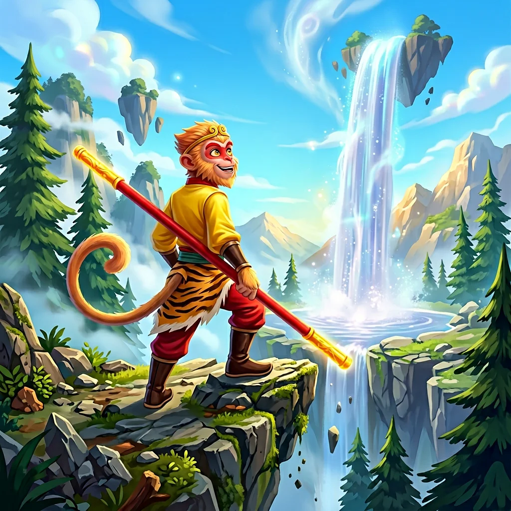 Illustration for: A Bored Monkey King