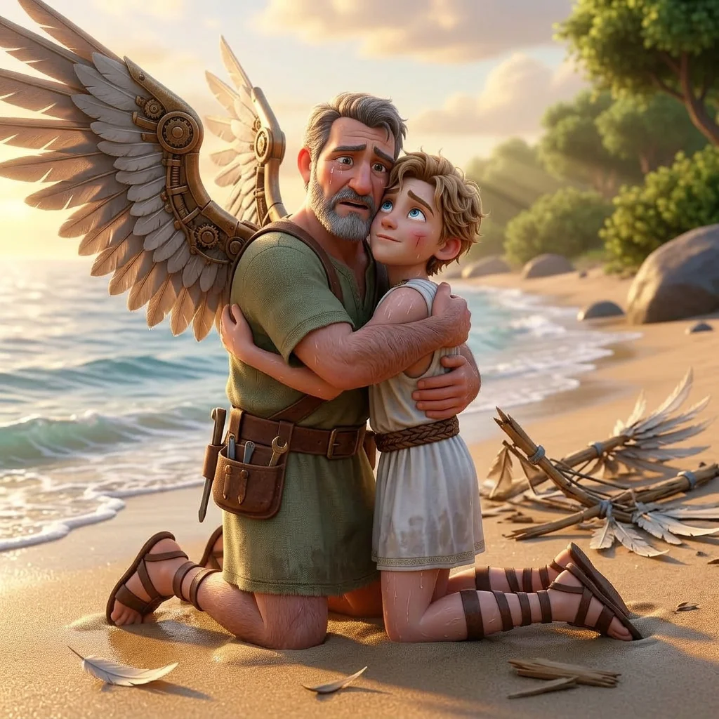 Illustration for: A Crushing Hug