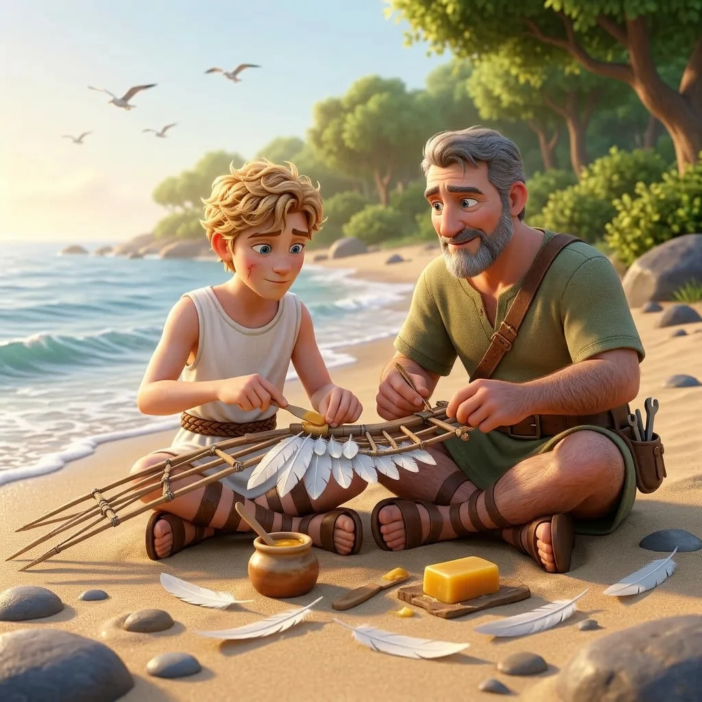 Illustration for: The Island of Icaria