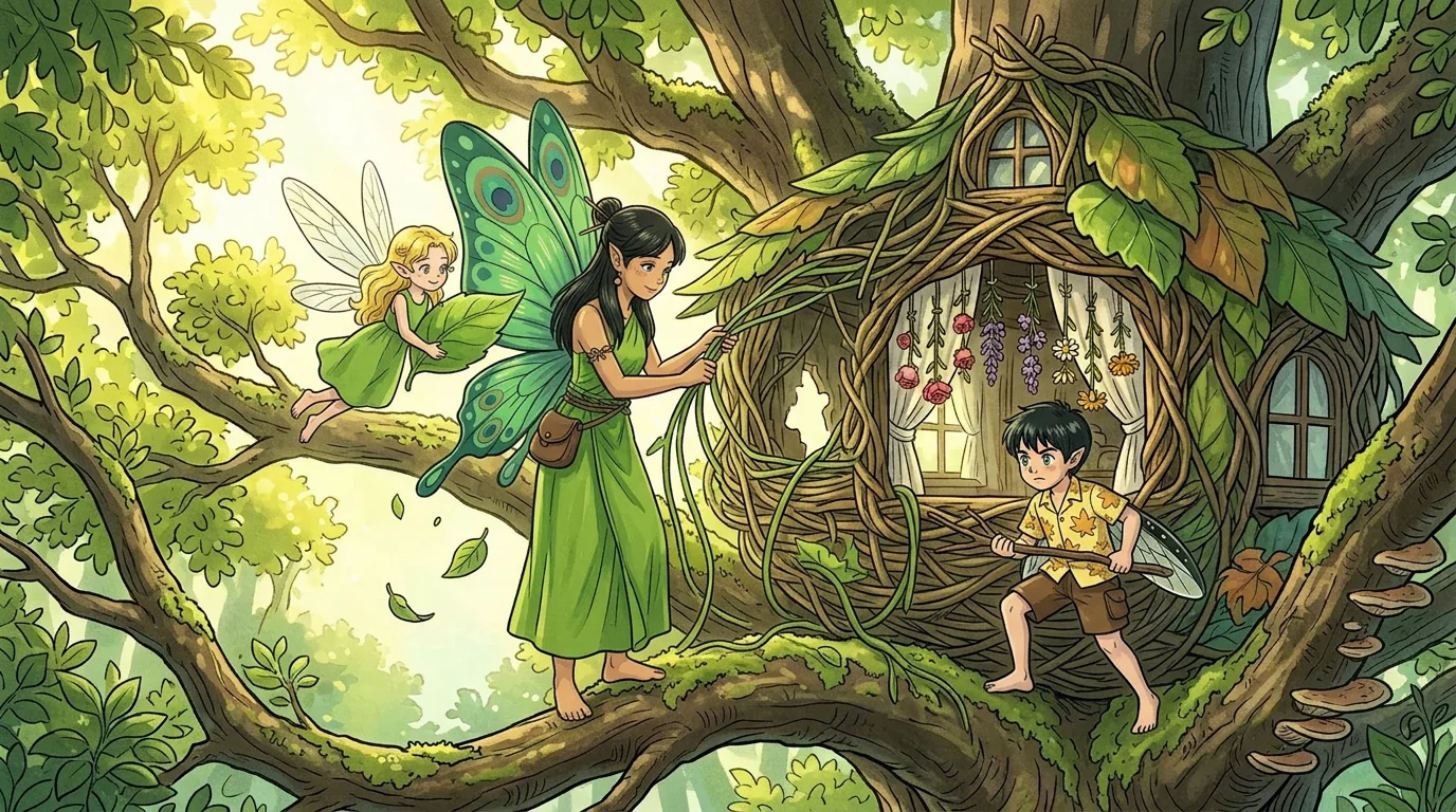 Illustration for: Rebuilding Their Home