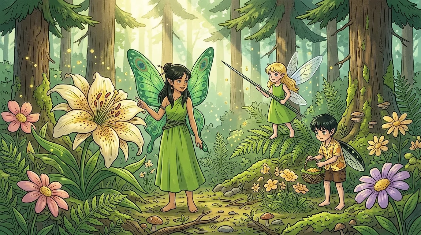 Illustration for: Pollen and Morning Nectar