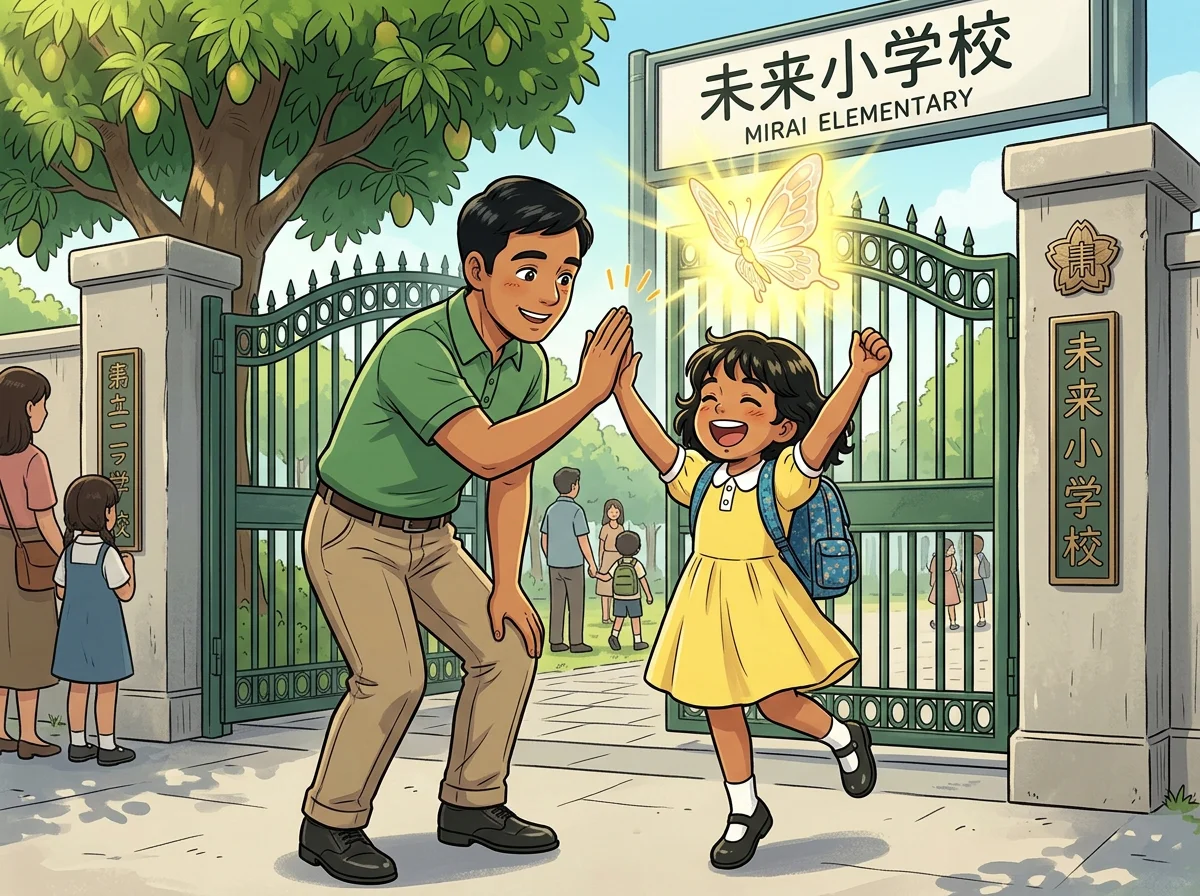 Illustration for: Pagkadto sa Eskwelahan