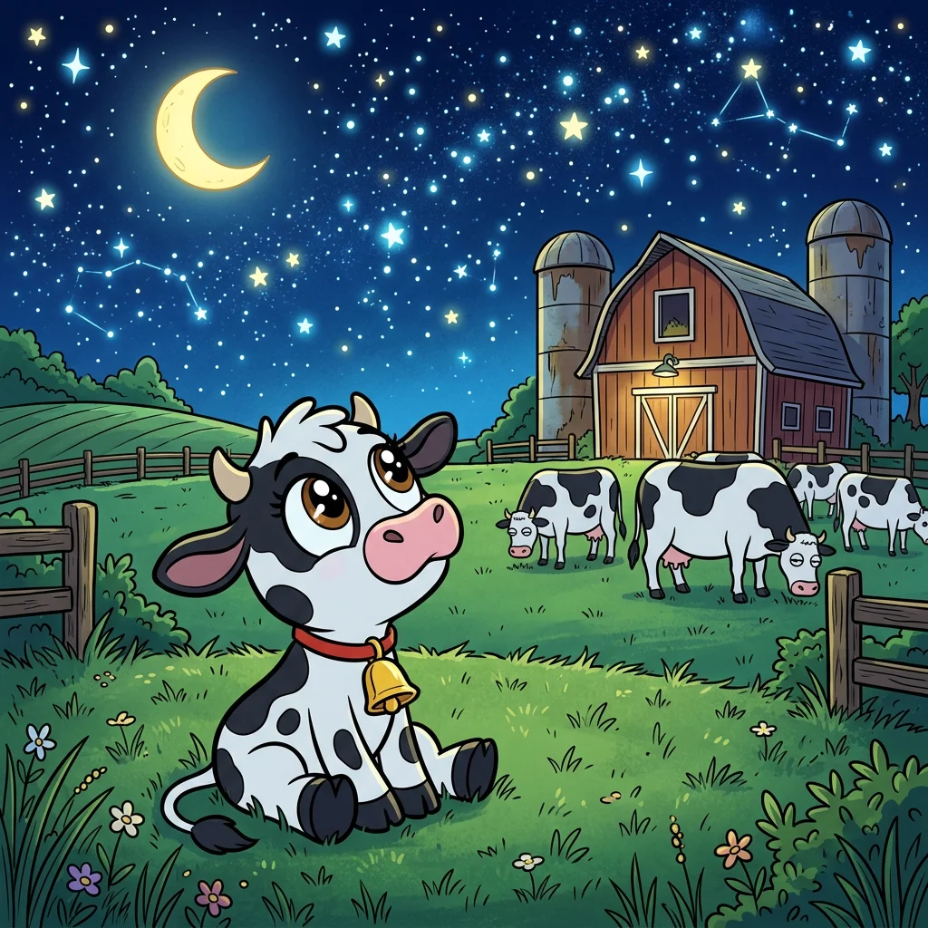 Milkshake the Space Cow kids picture book cover