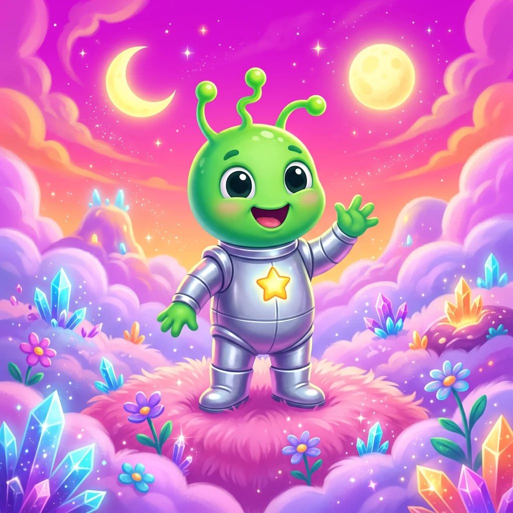 Illustration for: A Sparkling Planet