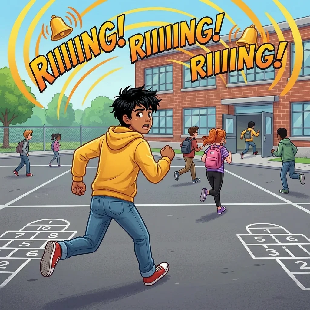 Illustration for: The Bell Rings