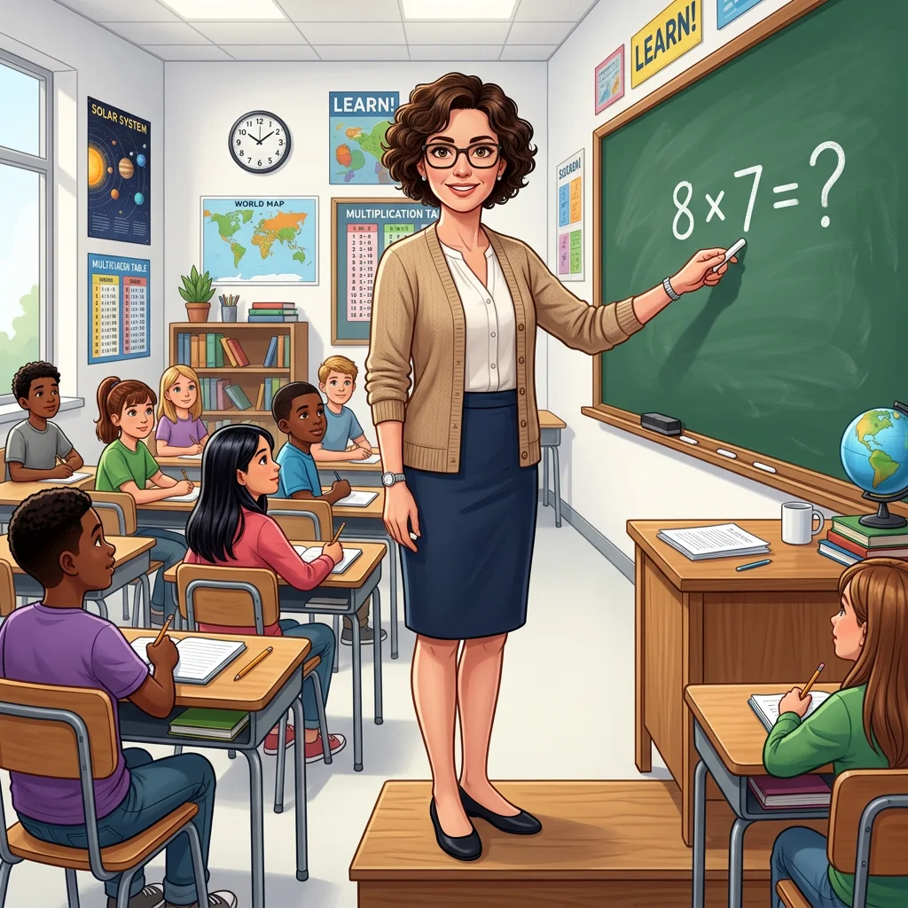 Illustration for: Math Class