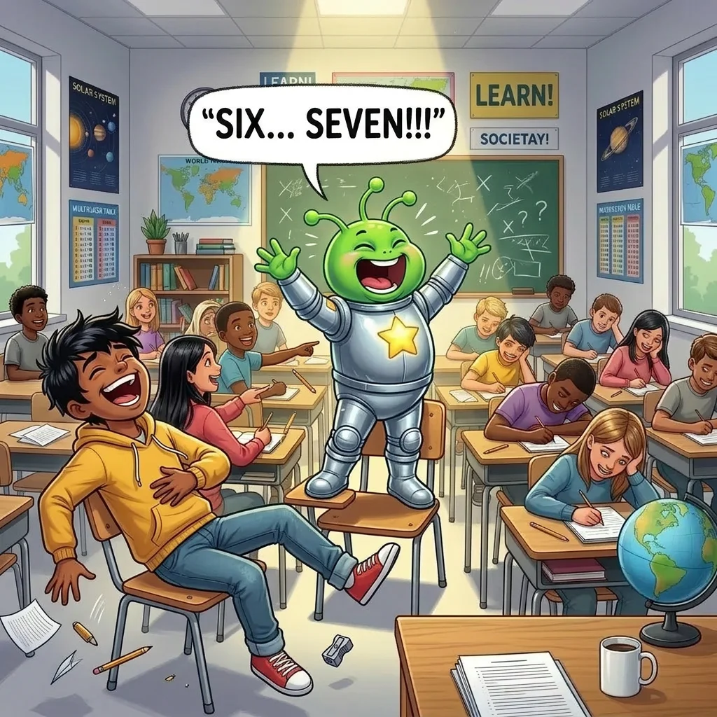 Illustration for: Classroom Explosion