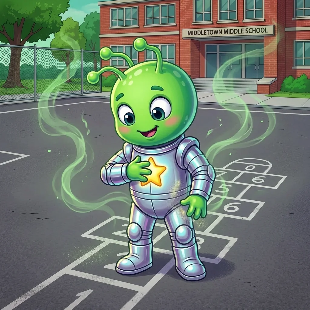 Illustration for: The Alien Emerges